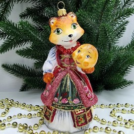  Лиса с колобком